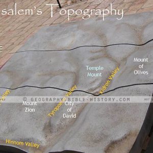 Jerusalem's Topography - Color Photo (72 DPI) 1-Year License