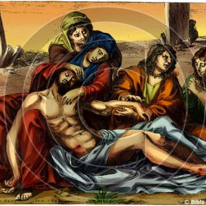 Jesus Taken Down the Cross - Bible Illustration (72 DPI) 1-Year License