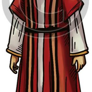 Jewish Man with First Century Clothing - Bible Illustration (72 DPI) 1-Year License