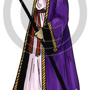 Wealthy Jewish Man with Staff - Bible Illustration (72 DPI) 1-Year License