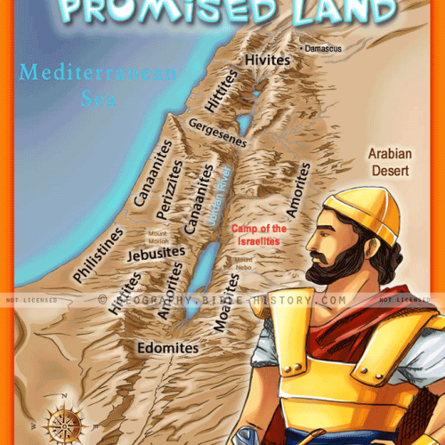 The Descendants of Shem, Ham, and Japheth Color Map (72 DPI) 1Year