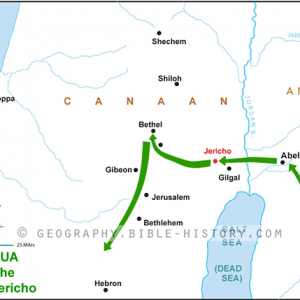 Joshua and the City of Jericho - Basic Map (72 DPI) 1-Year License