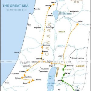 Joshua Conquest of Canaan - Basic Map (72 DPI) 1-Year License