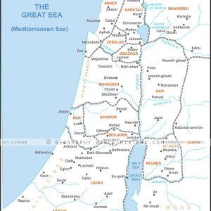 The Twelve Tribes - Basic Map (72 DPI) 1-Year License