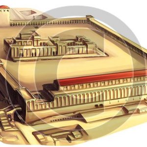 King Herod's Temple - Bible Illustration (72 DPI) 1-Year License