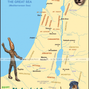 Land of Canaan - Color Map (72 DPI) 1-Year License