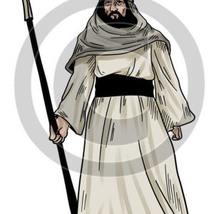 Levite Soldier - Bible Illustration (72 DPI) 1-Year License