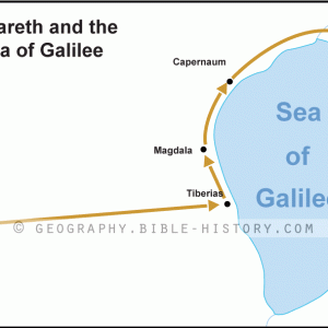 Mark Nazareth Sea of Galilee - Basic Map (72 DPI) 1-Year License