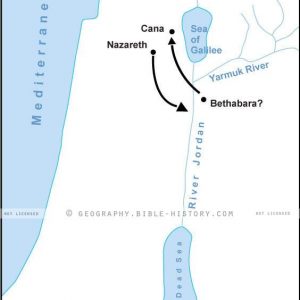Matthew Jesus Baptized - Basic Map (72 DPI) 1-Year License