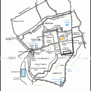 Matthew Jerusalem Large - Basic Map (72 DPI) 1-Year License