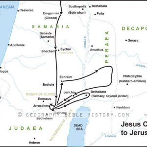 Matthew Jesus Comes to Jerusalem - Basic Map (72 DPI) 1-Year License