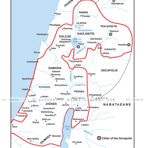 Herod the Great's Kingdom - Basic Map (72 DPI) 1-Year License