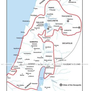 Matthew Kingdom of Herod the Great - Basic Map (72 DPI) 1-Year License