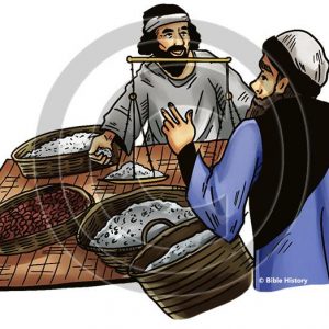Merchant doing Business - Bible Illustration (72 DPI) 1-Year License