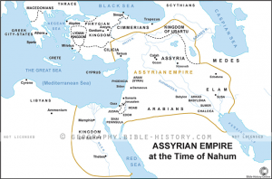 Assyrian Empire at the Time of Nahum - Basic Map (72 DPI) 1-Year ...