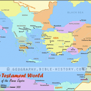 New Testament World - Color Map (72 DPI) 1-Year License