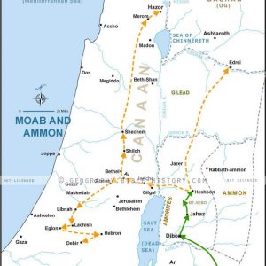 Numbers Moab and Ammon - Basic Map (72 DPI) 1-Year License