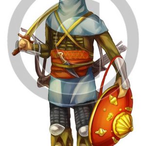 Persian Warrior - Bible Illustration (72 DPI) 1-Year License