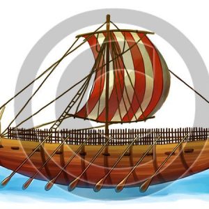 Phoenician Ship - Bible Illustration (72 DPI) 1-Year License