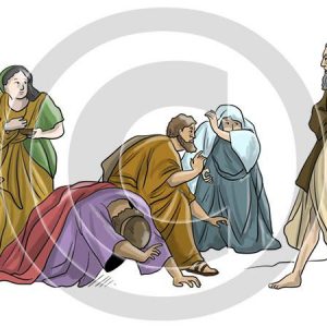 Prophet Giving Message - Bible Illustration (72 DPI) 1-Year License