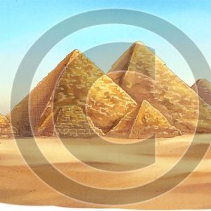 Pyramid of Giza - Bible Illustration (72 DPI) 1-Year License