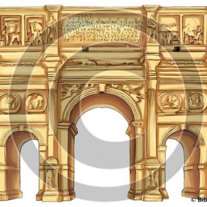 Roman Arch of Constantine - Bible Illustration (72 DPI) 1-Year License