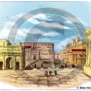 Roman Forum Reconstruction - Bible Illustration (72 DPI) 1-Year License