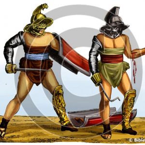 Roman Gladiators - Bible Illustration (72 DPI) 1-Year License