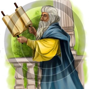 Torah Rabbi - Bible Illustration (72 DPI) 1-Year License