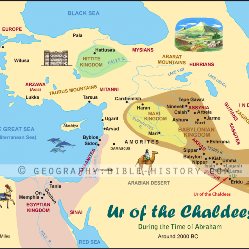 The Descendants of Shem, Ham, and Japheth - Color Map (72 DPI) 1-Year ...