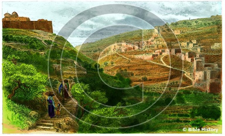 Valley of Jehoshaphat - Bible Illustration (72 DPI) 1-Year License 