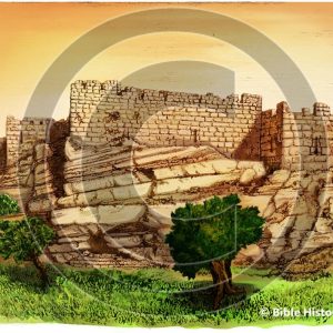 Wall of Jerusalem North - Bible Illustration (72 DPI) 1-Year License