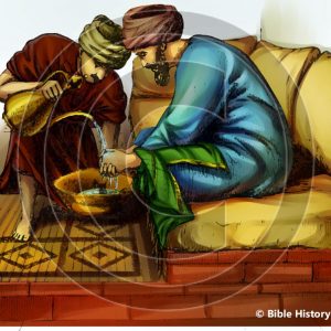 Washing Hands - Bible Illustration (72 DPI) 1-Year License